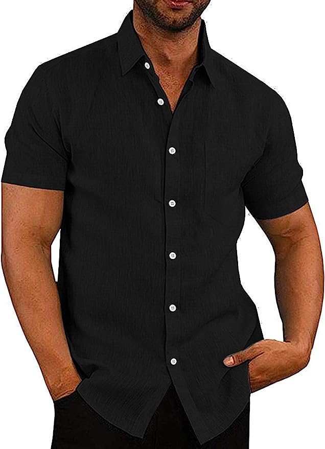 Unveiling Effortless Style: Elevate Your Wardrobe withCasual Chambray Button-Up Shirt