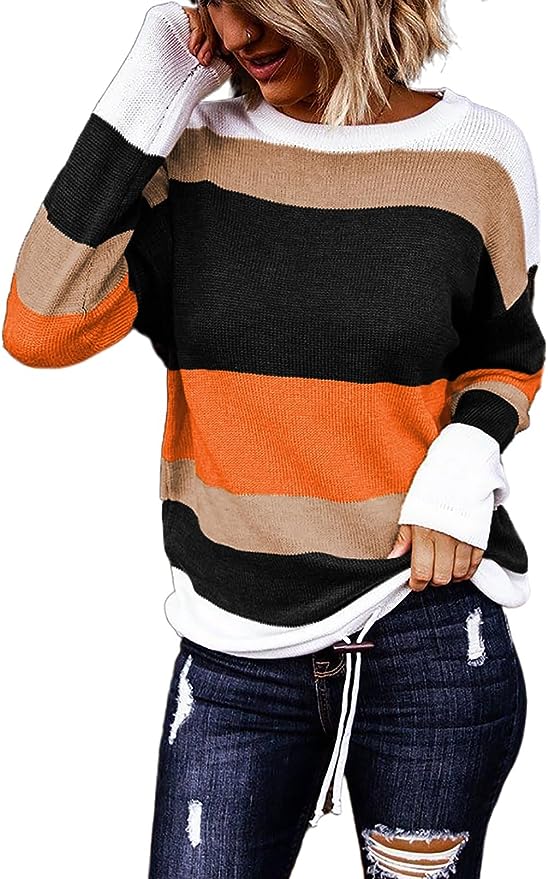 Elevate Your Wardrobe with Dokotoo’s Striped Pullover Sweater