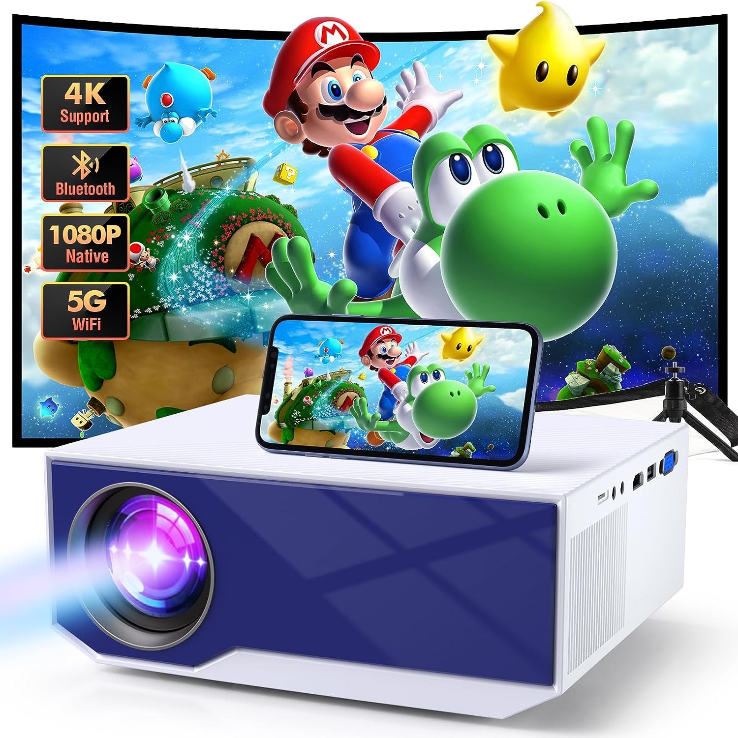 Elevate Your Entertainment Experience with the Ultimate Projector – A True Game Changer!